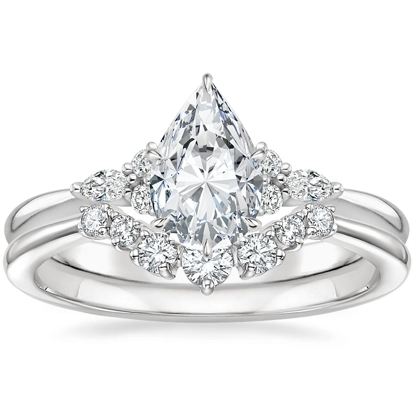 Royal diamond twin ring