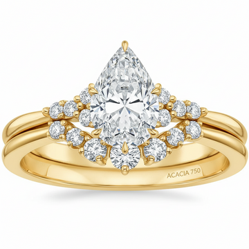 Royal diamond twin ring