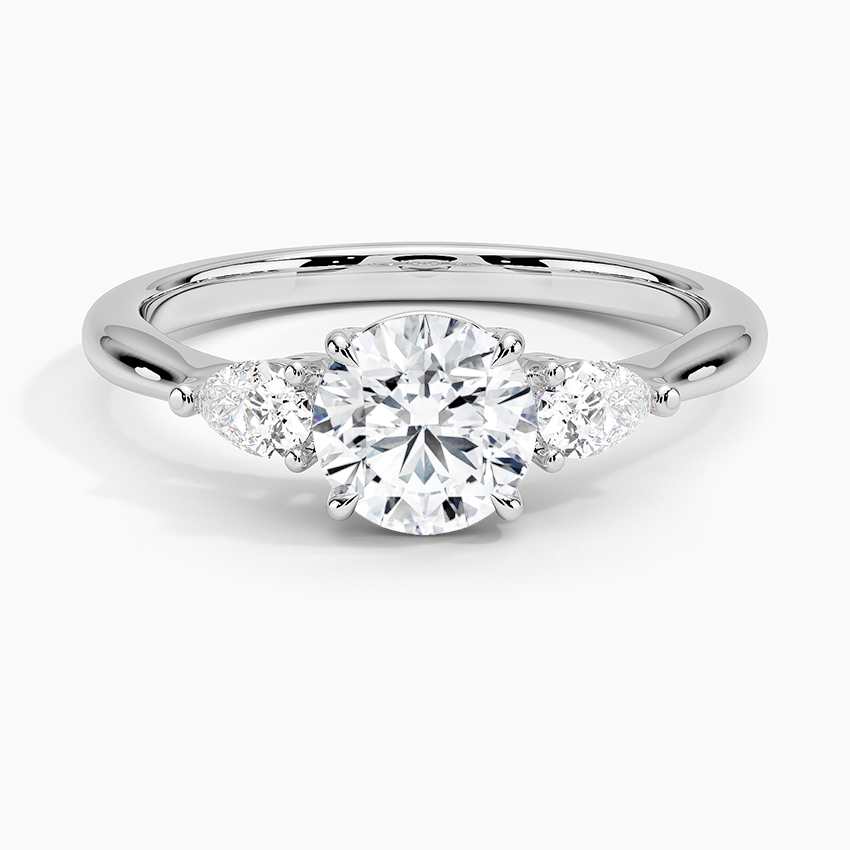 Opera diamond wedding ring