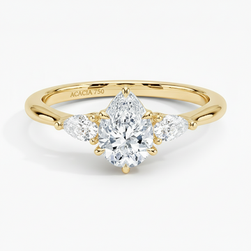 Opera diamond wedding ring