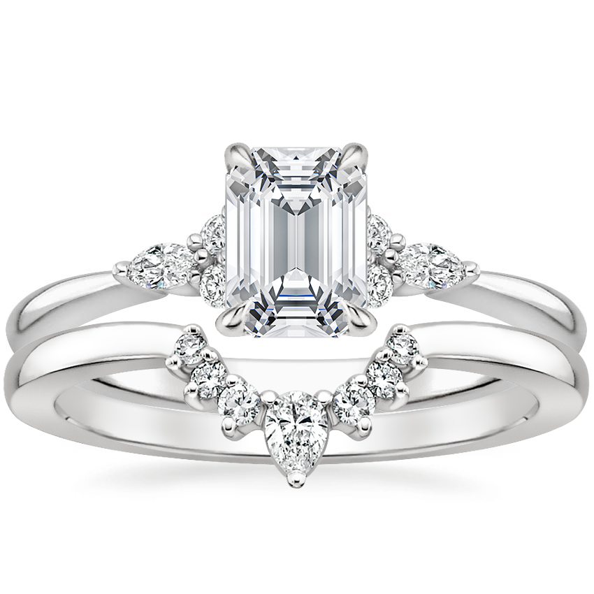 Royal diamond twin ring