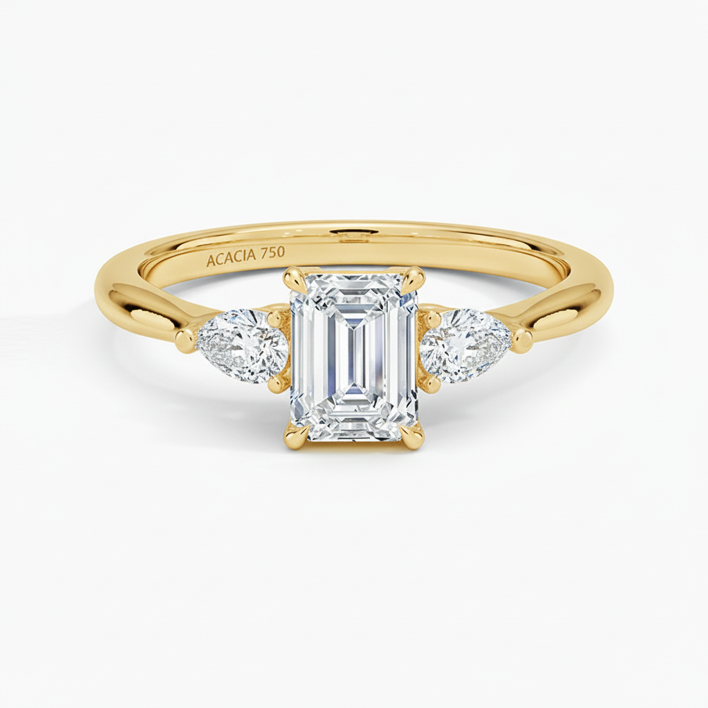 Opera diamond wedding ring