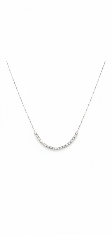 Diamond tennis necklace
