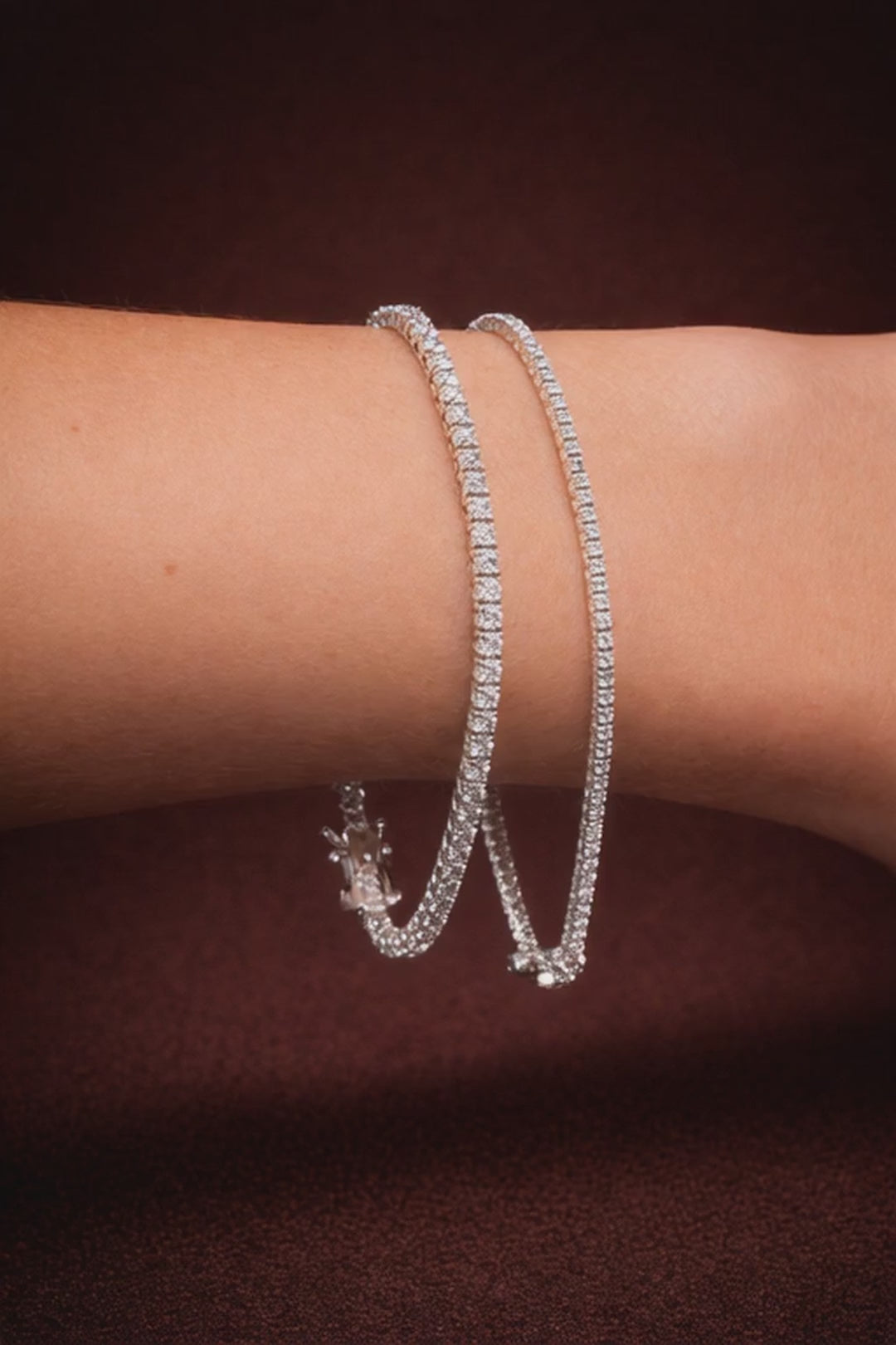 Diamond tennis bracelet
